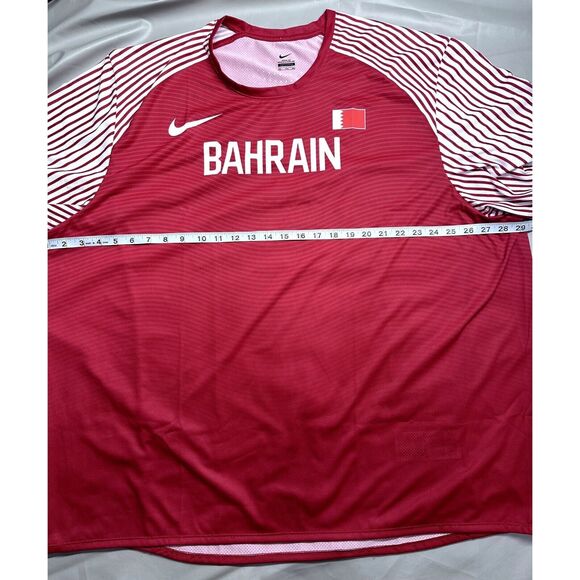 Nike Men's 4xl Pro Elite Bahrain Track & Field Running Jersey Shirt 800428-611 - Picture 7 of 8